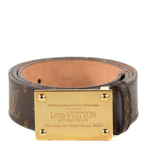 louis vuitton inventer|louis vuitton inventeur belt buckle.